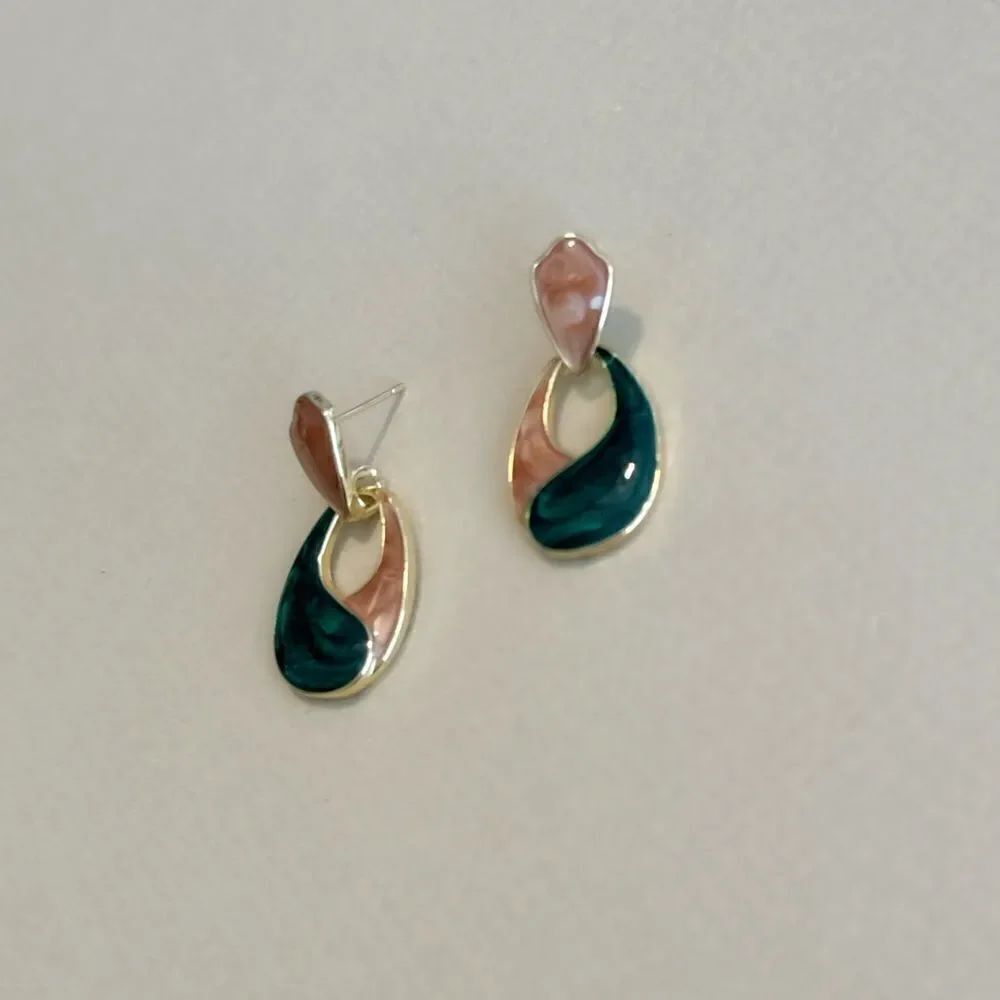 Geo dangle earrings N1085 - Picture 3 of 4